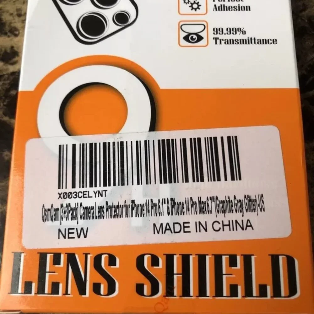 QsmQam [3x3Pack] Camera Lens Protector iPhone 14 Pro 6.1